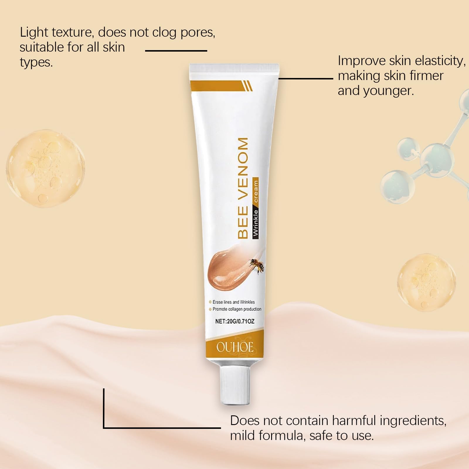 Amazon.com : Deuiosna Bee Venom Wrinkle Removal Cream, Bee Venom